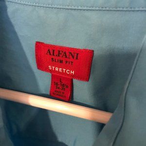 ❤️ 3 FOR $19 Alfani Turqoise Dress Shirt🔥🔥🔥